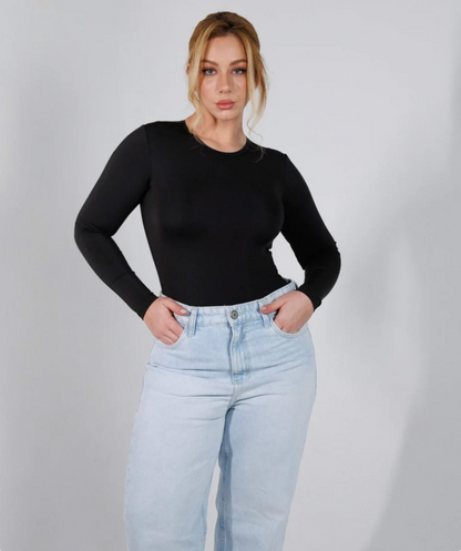 Lip Long-Sleeve Bodysuit